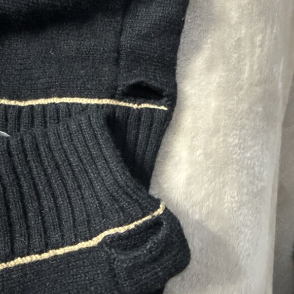 VINTAGE BALLANTYNE OF PEEBLES 100% PURE CASHMERE CARDIGAN PARIS SCOTLAND SWEATER - Picture 9 of 10